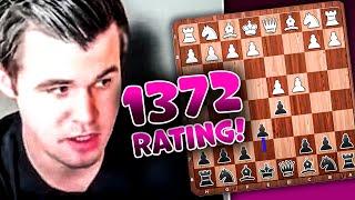 1372 Rated Player Plays Queen's Gambit Against World Chess Champion Magnus Carlsen!