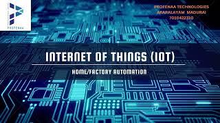 IoT INTERNET OF THINGS : Profenaa  Training Center #madurai  Ph 7010422310 #internetofthings #iot