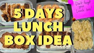 5 DAYS LUNCH BOX IDEA | FILIPINO FOODS | OFFICE BAON