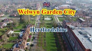 Exploring the beauty of Welwyn Garden City by the drone