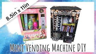 How to Make a Mini Vending Machine Using Standard Printer, 8.5 x11, Canva and Photoshop Instructions