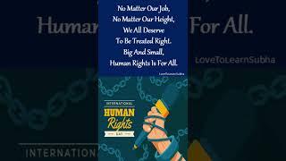 Human Rights Day 2023|Human RightsHuman Rights Day Status |World Human Rights Day Whatsapp Status |