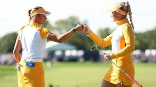 Match 16 Highlights | Hull/Pedersen vs. Kang/Ernst | 2021 Solheim Cup