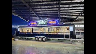 Overview of 36ft BBQ Trailer - Camp Food Trailer