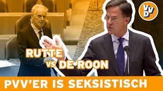 Mark Rutte reageert op seksistisch PVV-Kamerlid: "Blegh!"