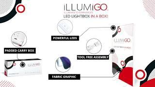 illumiGO LED Lightbox Freestanding | How To Assemble A LED Lightbox - XL Displays