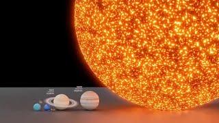 Solar system Size comparison | Universe size comparison 3D