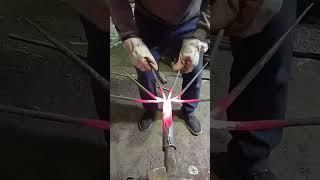 Blacksmith high temperature forging rake