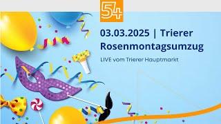 LIVE: Rosenmontagsumzug vom Trierer Hauptmarkt