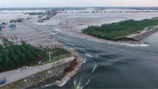 Dike breach occurs in China's second-largest freshwater lake, 5,755 evacuated