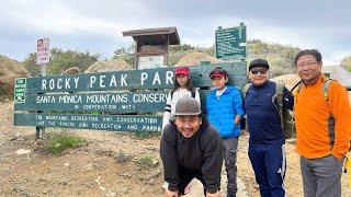 Rocky Peak Hike in Santa Susana Mountains between Chatsworth and Simi Valley. Jan 7, 2023.