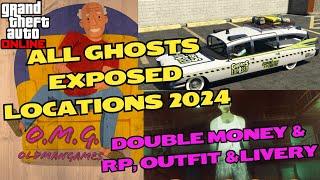 GTA 5 ONLINE | GHOSTS EXPOSED LOCATIONS GUIDE 2024 | UNLOCK GHOSTS EXPOSED OUTFIT & LIVERY #gta