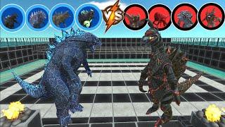 Legendary Godzilla Evolution vs Team Kaiju Universe 1vs1 | Kaiju Tournament Battle in ARBS