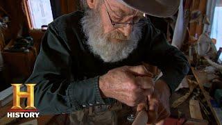 Mountain Men: Tom Assembles A Traditional Native American Lance (S7, E14) | History