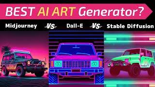 BEST AI Art Tools, Compared (Midjourney v4 vs Dalle-2 vs Stable Diffusion)