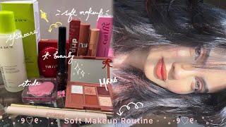 Soft Makeup  Using *New & Viral* Makeup & Skincare Products 𐙚 TirTir, Mars, Etude, Rom&nd 