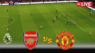 Live : Arsenal vs Manchester United | Premier League 2024 | Live Stream Match | PES Simulation