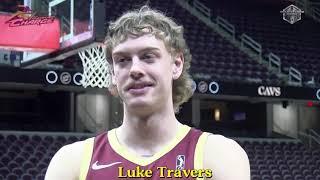 Cleveland Cavaliers two-way forward Luke Travers at Charge Media Day from Rocket Mortgage Fieldhouse