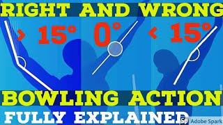 ICC Bowling Rule Correct Angle Checking | How to Check Bowling Angle | Identification Of Wrong Angle