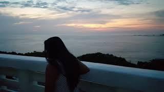 View of Sea from Japanese Peace Pagoda,  Unawatuna, Sri Lanka