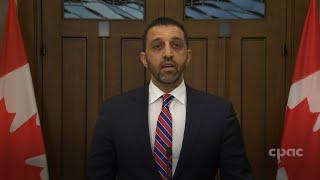 Liberal MP George Chahal discusses Alberta's updated renewable energy plan – February 28, 2024