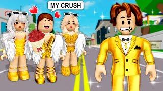 The CREEPY RICH GIRLS in Brookhaven Follow And Secretly Love Peter | Roblox Brookhaven rp