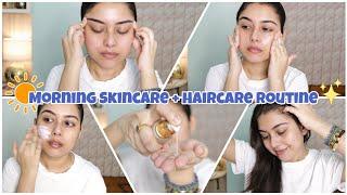 My Morning Routine | Skincare + Haircare | Arpita Ghoshal