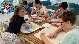 SCHOOL LOCKDOWN AUSTRALIA - HOMESCHOOLING 6 WILD KIDS - DAY 1