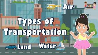 Type of Transportation | Mode of Transport for Kids | KooBoo | English Kids Learning