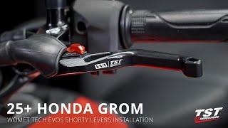 How to Install Womet-Tech Evos Shorty Levers on 2025+ Honda Grom by TST Industries