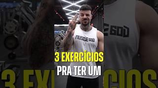 3 EXERCÍCIOS PRA TER UM OMBRO CEBOLA #academia #ombros #dicasnaturais #shape #musculação #shorts