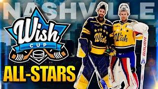 WISH CUP ALL-STAR GAME w/ NHL PLAYERS // Goalie POV Mic’d Up vs @BonesyTV