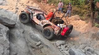 Vintage Willys Jeeps Rubicon Trail 2018 (Day 2 Part 1)