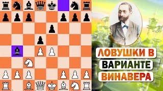 ЛОВУШКИ В ВАРИАНТЕ ВИНАВЕРА ФРАНЦУЗСКОЙ ЗАЩИТЫ, КОТОРЫЕ МОГУТ ПОМОЧЬ ВАМ ВЫИГРАТЬ ПАРТИЮ!