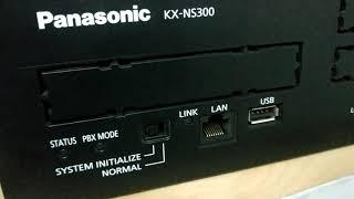 How Cara Reset/Panasonic KX-NS300/Smart Hybrid PABX/Secara Manual/Bangla Tutorial