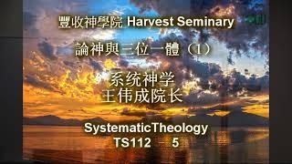 TS112   5  系统神学 1 Systematic Theology 1 王伟成院长 讲道解经 Harvest Seminary