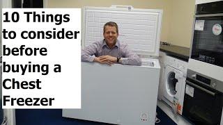 10 Things to consider before buying a Chest Freezer