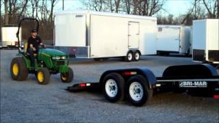 Bri-Mar T16-10 16' Long 10K GVWR Gravity Tilt Trailer - TrailerEnterprises.com