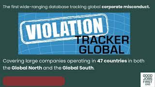 Violation Tracker Global: Exposing Corporate Misconduct of the World's Biggest Companies