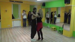 Kizomba Class 29.02.16 at AfroFusion School - Ilya Subachev & Anna