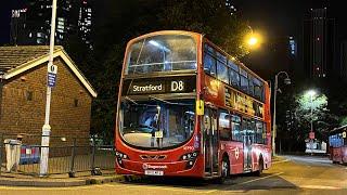 FRV. Stagecoach London Route D8. Crossharbour, Asda - Stratford. Wright Gemini 2 16990 (BK10 MFZ)