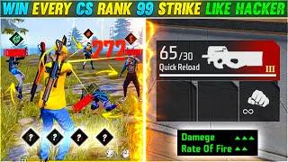 WIN EVERY CS RANK 999 STREAK LIKE HACKER  || Hidden Skill 0.1% People Knows || FREE FIRE 