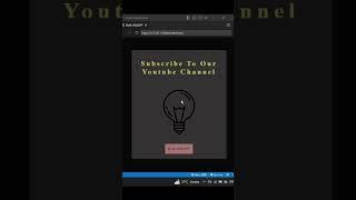 Bulb ON and OFF | Using JavaScript #the_tech_theater #shorts #tranding