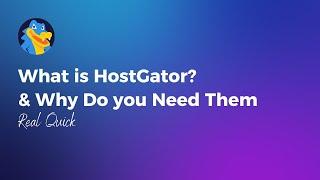 What is HostGator? | Why Web Hosting & How to Use it?