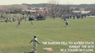 Men's Lacrosse highlights vs. Alfred State