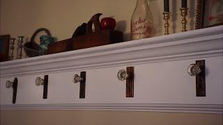 Antique Door Knob Coat Rack Build