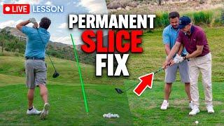 Hank Haney Fixes High Handicap Golfers Nasty Slice (Live)