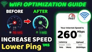 How to reduct your ping & fix lag internet speed (No Root Needed)