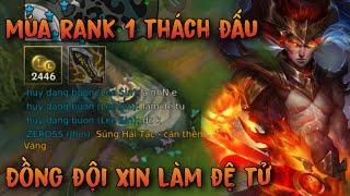 Tốc Chiến:  TOP 1 YASUO RANK THÁCH ĐẤU MÚA QUÁ ÁC KHIẾN ĐỒNG ĐỘI PHẢI XIN LÀM ĐỆ TỬ ẢO QUÁ ẢO