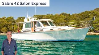 YACHT TOUR : SABRE 42 SALON EXPRESS FULL BOAT WALKTHROUGH